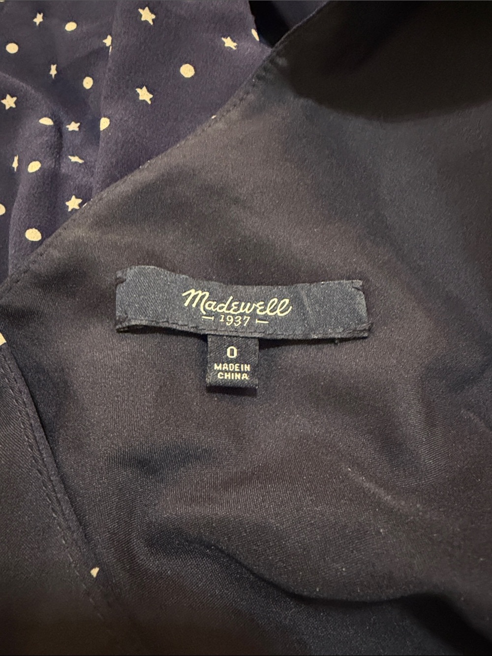 MADEWELL 1937 navy blue and stars dress - Picture 3 of 7